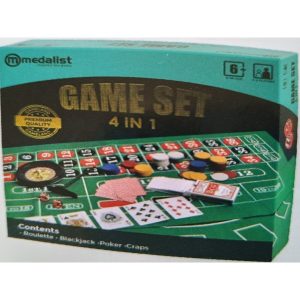 Casino 4-in-1 Game Set