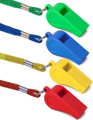MEDALIST - Plastic Whistle with Lanyard